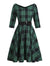 Vestido Tartán Vintage 50s