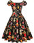 Vestido Vintage 60s Talla Grande Azul Marino