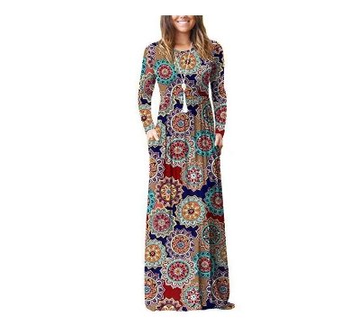 Vestido Hippie Largo