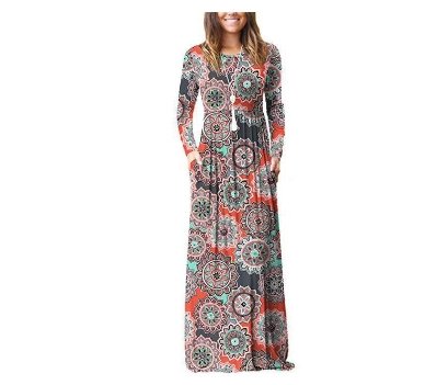 Vestido Hippie Chic De Invierno