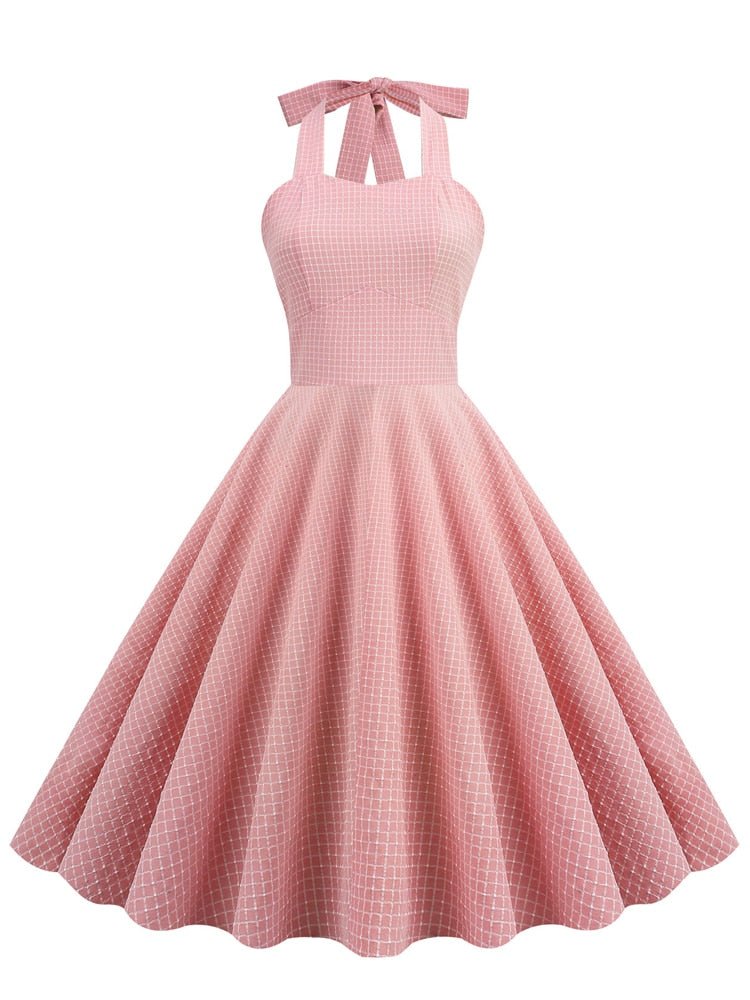 Vestido Pin-Up Rosa