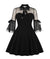 Vestido Vintage De Araña Negra