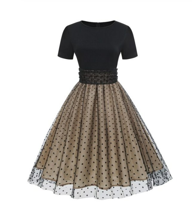 Vestido Vintage Bcbg Negro