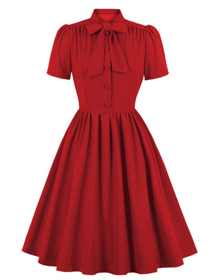 Vestido Vintage Rojo Bcbg