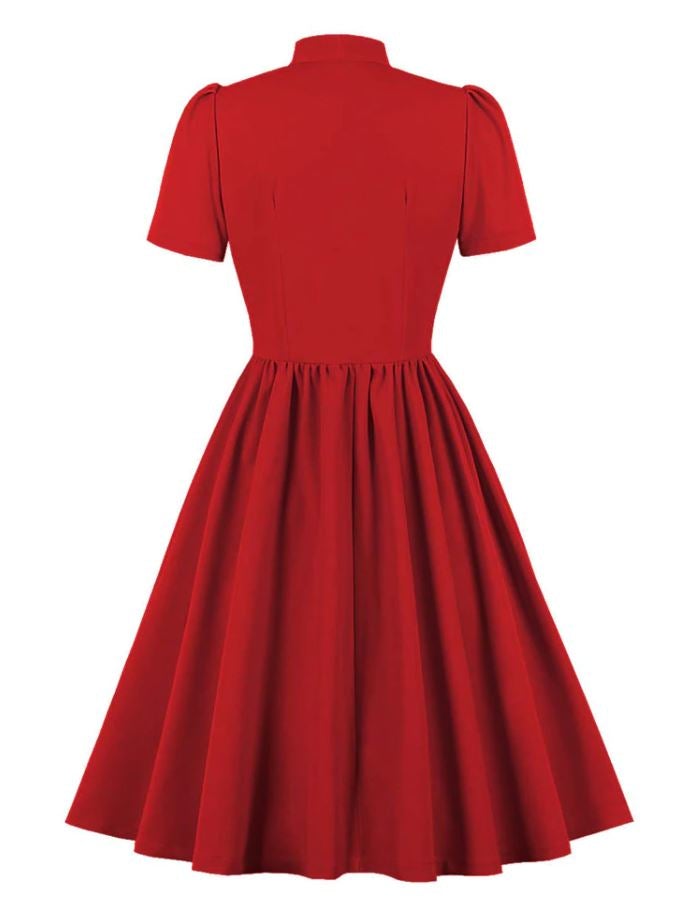Vestido Vintage Rojo Bcbg