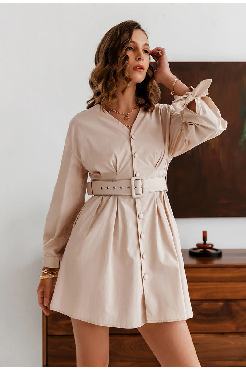 Vestido Vintage Beige