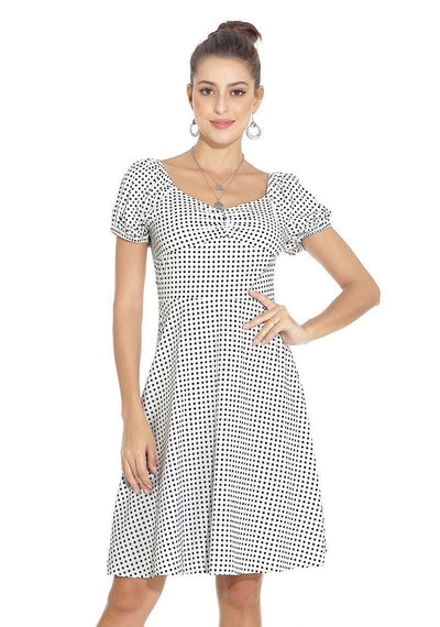 Vestido De Lunares De Los Años 50