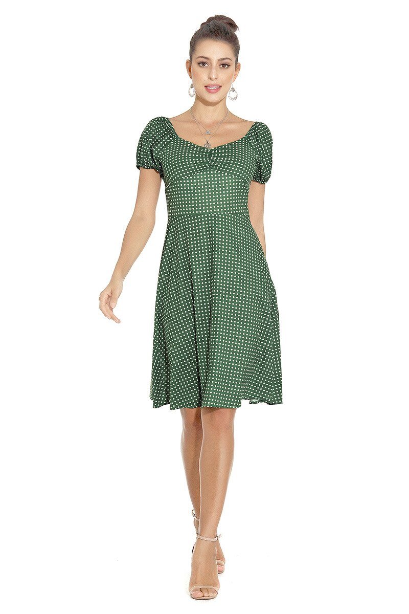 Vestido 50s Verde