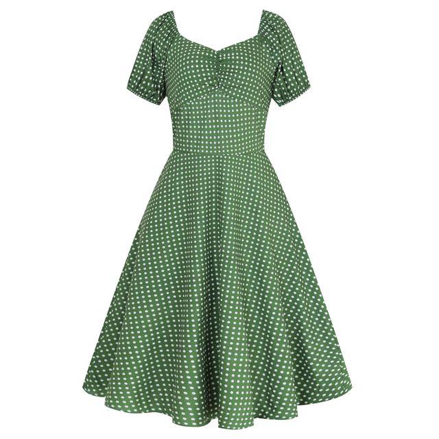 Vestido 50s Verde