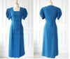 Vestido Vintage Azul Real