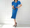 Vestido Vintage Azul Real