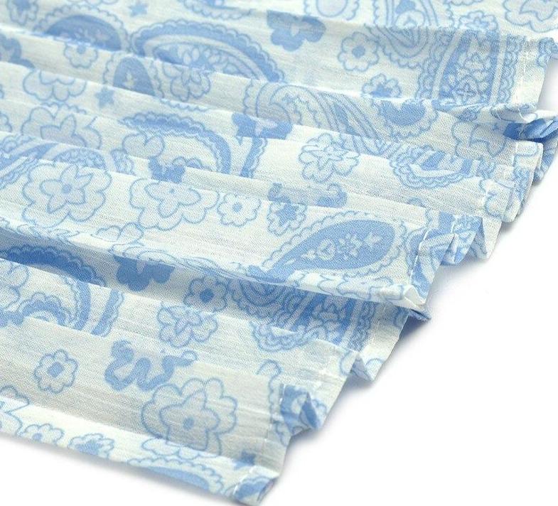 Vestido Azul De La Vendimia