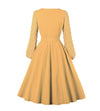 Vestido Vintage Bohemio Amarillo