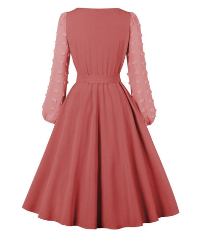 Vestido Rosa Bohemio Vintage