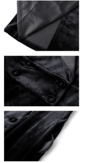 Vestido Vintage Negro De Buena Calidad