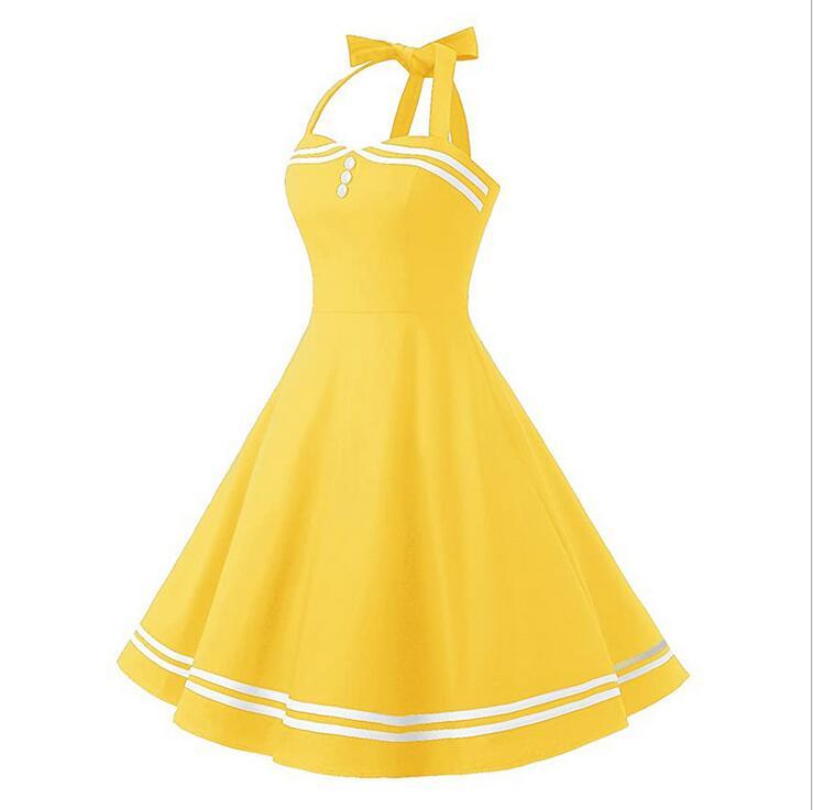 Vestido Vintage Amarillo Boogie Woogie