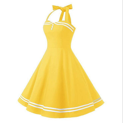 Vestido Vintage Amarillo Boogie Woogie