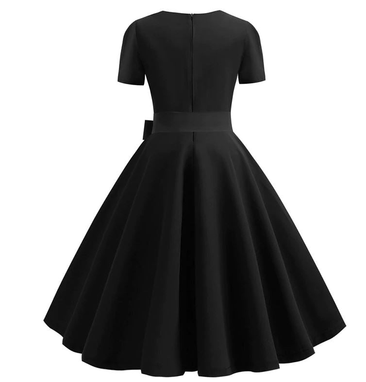 Vestido Vintage Boogie Woogie Negro