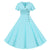 Vestido Vintage Botones Azul
