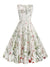 Vestido Vintage Bordado Burdeos