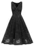 Vestido Vintage Bordado Negro