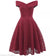 Vestido Vintage Bordado Rojo