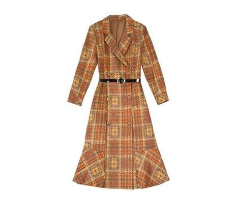 Vestido Vintage De Café De Canadá