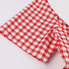 Vestido Vintage Cuadros Rojo