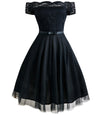Vestido De Ceremonia Vintage Negro