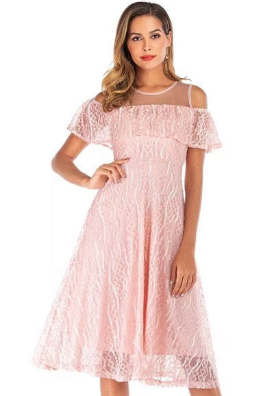 Vestido De Ceremonia Rosa Vintage