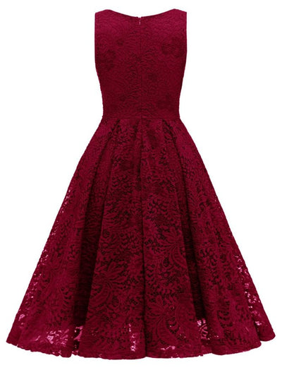 Vestido De Ceremonia Vintage Rojo