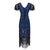Vestido Vintage Azul Charleston