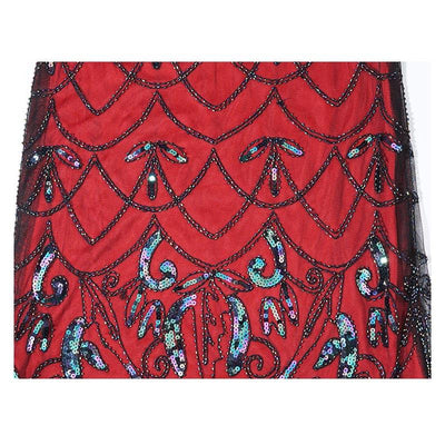 Vestido Vintage Rojo Charleston