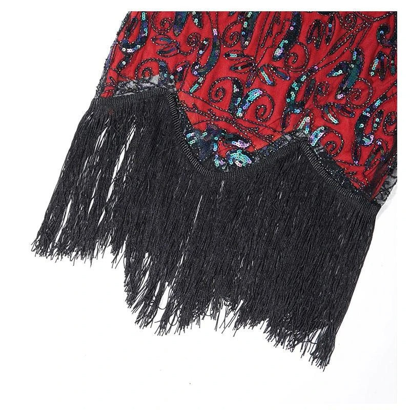 Vestido Vintage Rojo Charleston