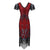 Vestido Vintage Rojo Charleston
