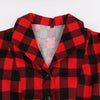 Vestido Camisero De Cuadros Vintage