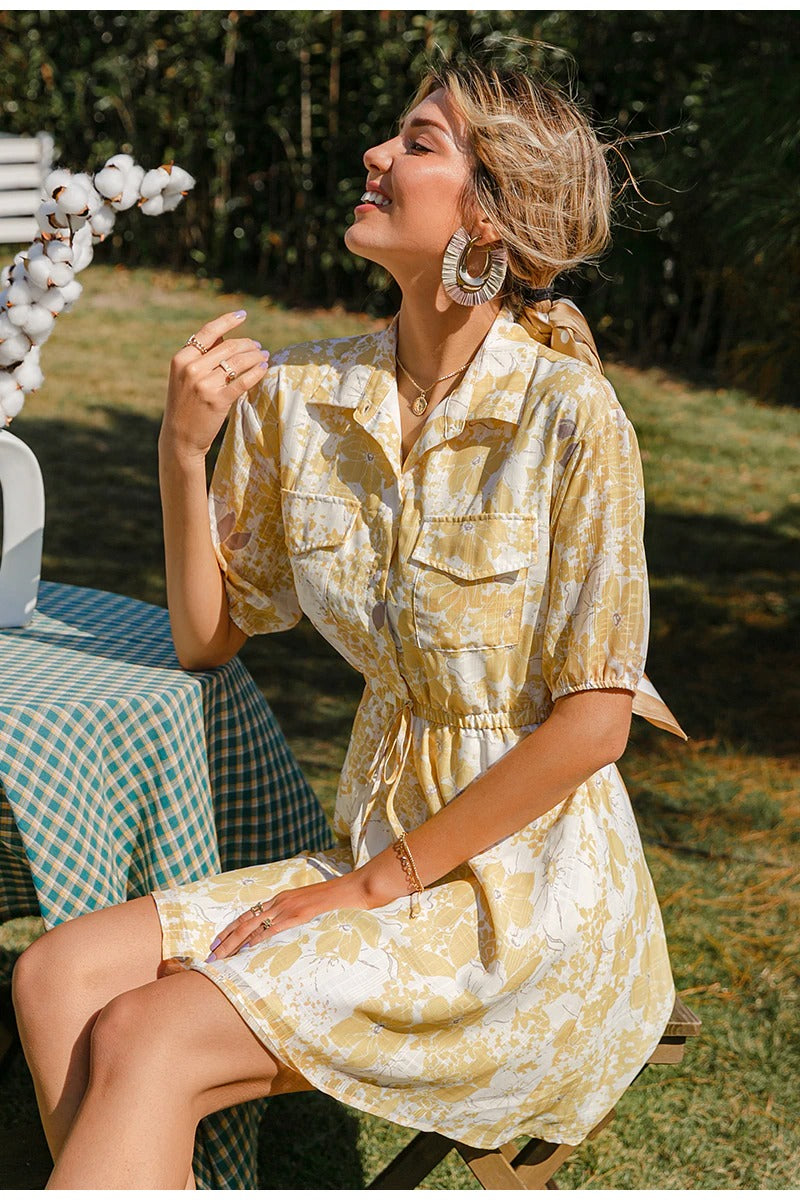 Vestido Camisero Vintage