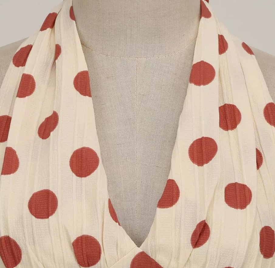 Vestido De Verano Retro Elegante Vintage