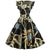 Vistoso Vestido Retro Chic Vintage