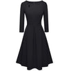 Vestido Negro 60s 70s