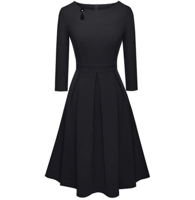 Vestido Negro 60s 70s