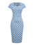 Vestido Vintage Escote Cuadrado Lunares