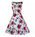 Vestido Vintage De Algodón Floral