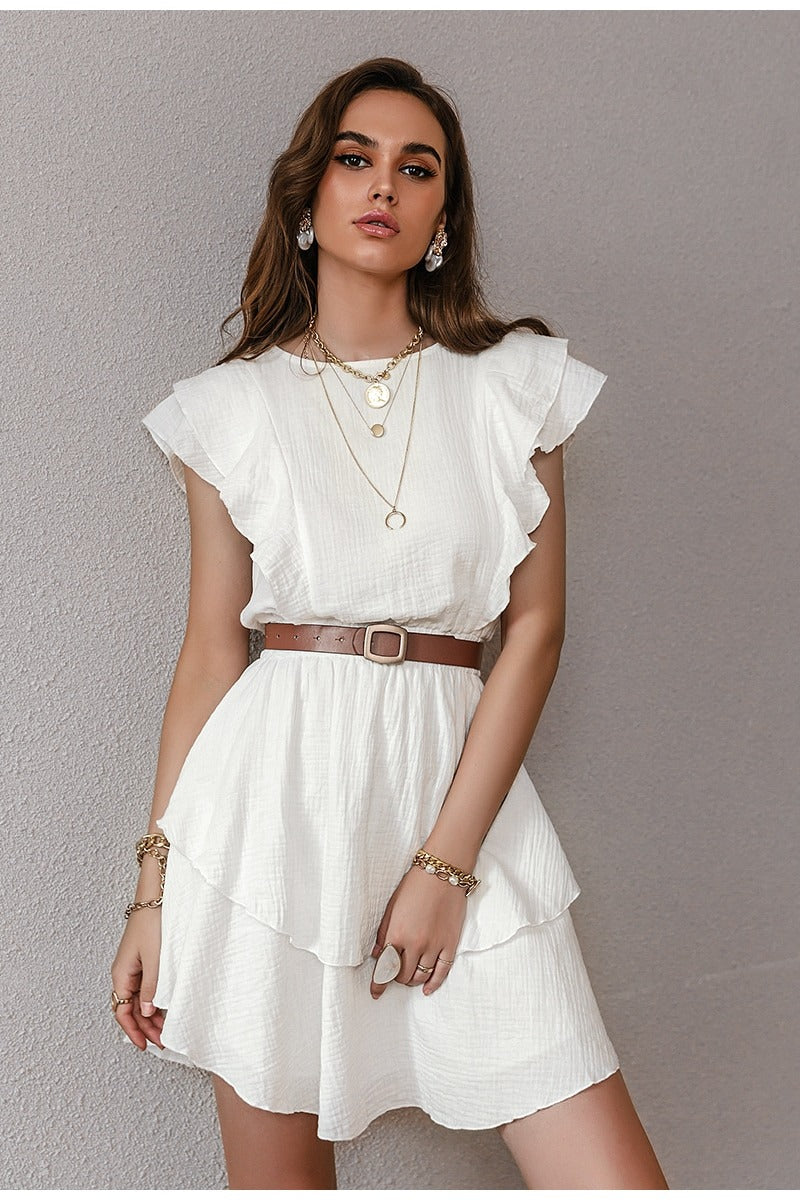 Vestido De Algodón De La Vendimia