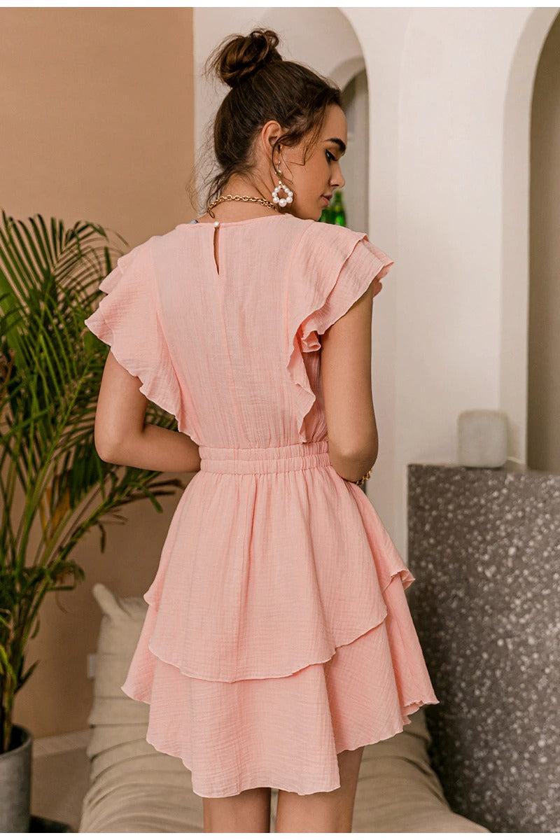 Vestido De Algodón De La Vendimia