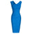 Vestido Vintage Lápiz Chic Azul