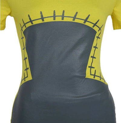 Vestido Vintage Lápiz Chic Amarillo