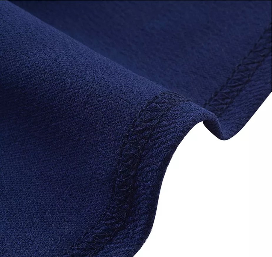 Vestido Lápiz Chic Vintage Azul Marino