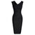 Vestido Lápiz Vintage Chic Negro