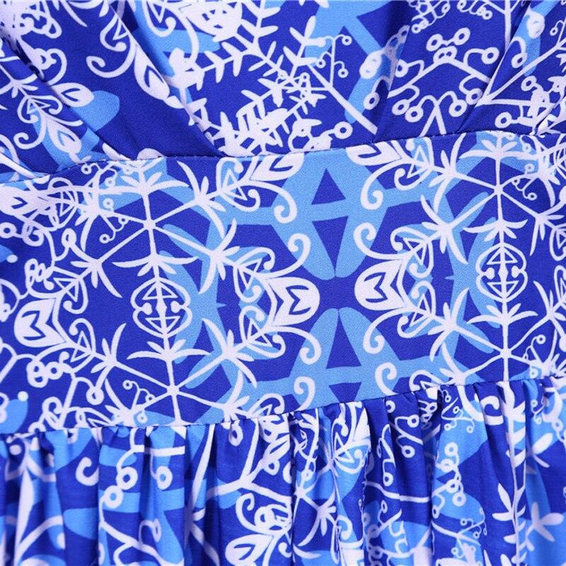 Vestido Navideño Vintage Azul